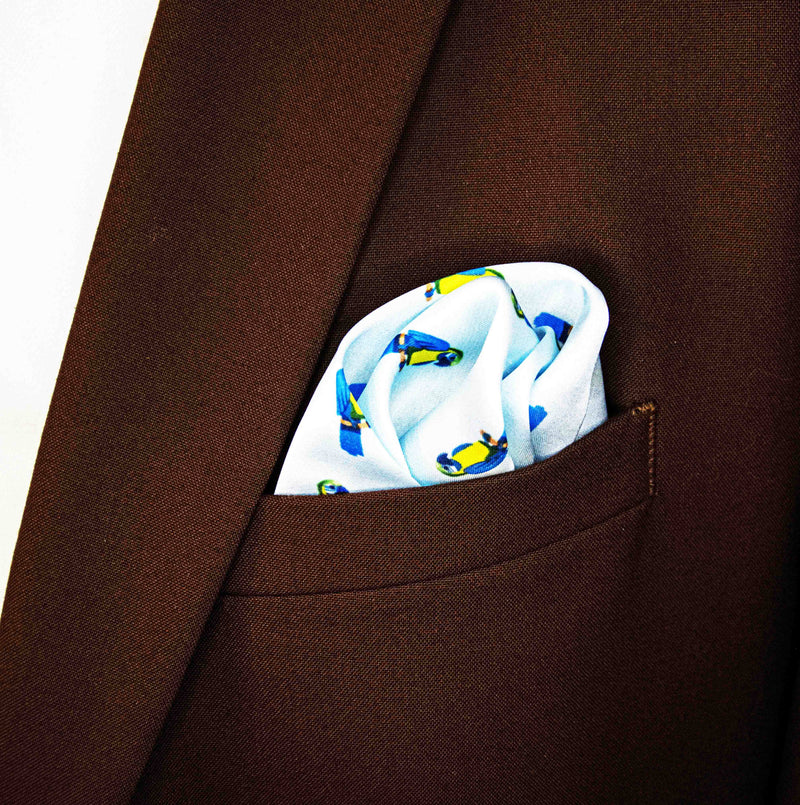 Macaw Print – Silk Pocket Squares