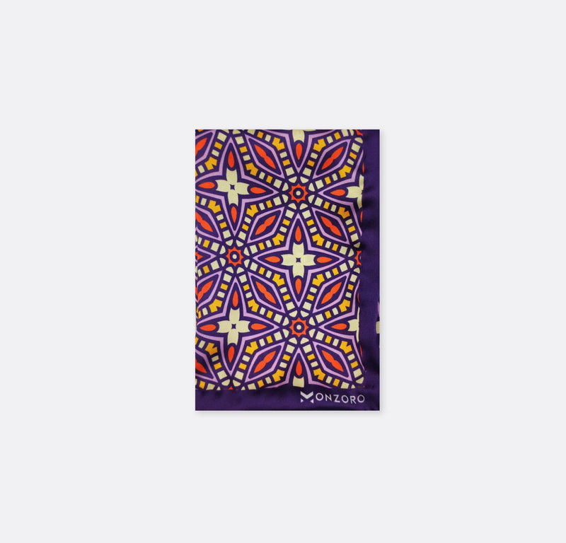 Colourful Abstract Art - Silk Pocket Square