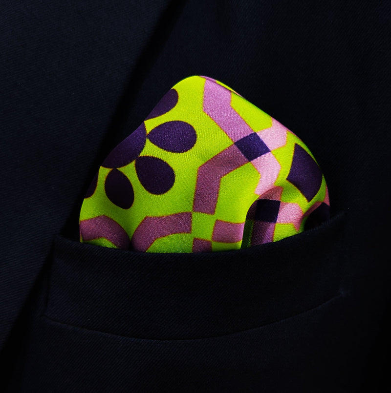 Weaving Pattern - Silk Pocket Square