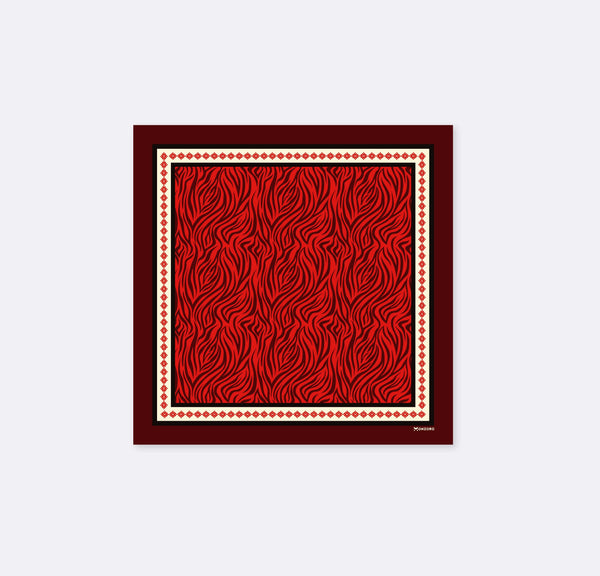 Red Velvet - Silk Pocket Square