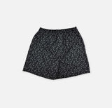 Boxer Short - Black Leaf Print - Boxer Shorts | Monzoro Pakistan