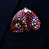 Colourful Abstract Art - Silk Pocket Square