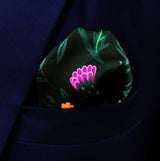 Scottish Thirstle Vector Art - Silk Pocket Square