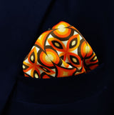 Geometric Repeat Pattern - Silk Pocket Square