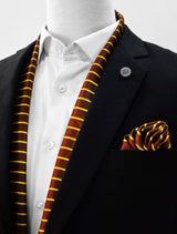 Yellow Cane Hazel Silk Scarf Set - Combo Sets | Monzoro Pakistan