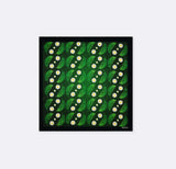 Green Floret - Silk Pocket Square