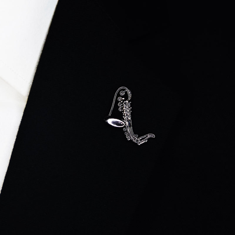 Black Saxophone - Metal Lapel Pins