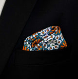 Mexican Floral Loop - Silk Pocket Square