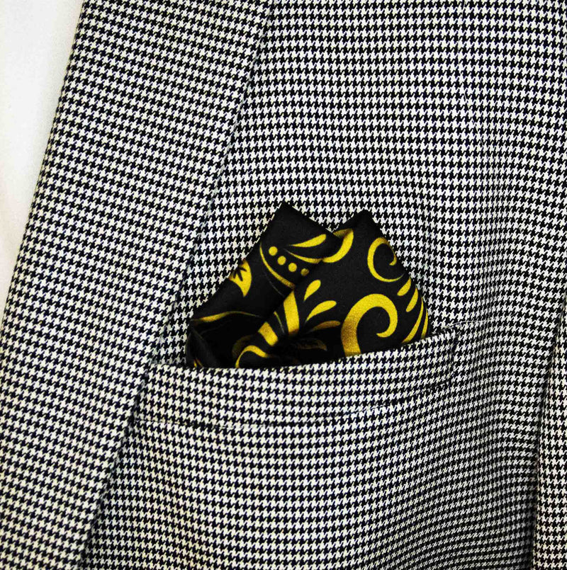 Chinese Floral Art – Silk Pocket Square