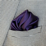 Dark Mauve Solid - Silk Pocket Square