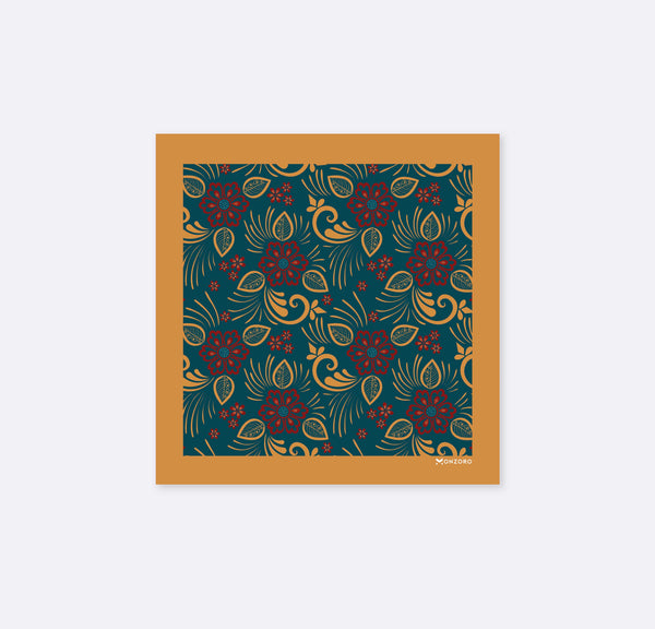 Garden of Eve Silk Pocket Square
