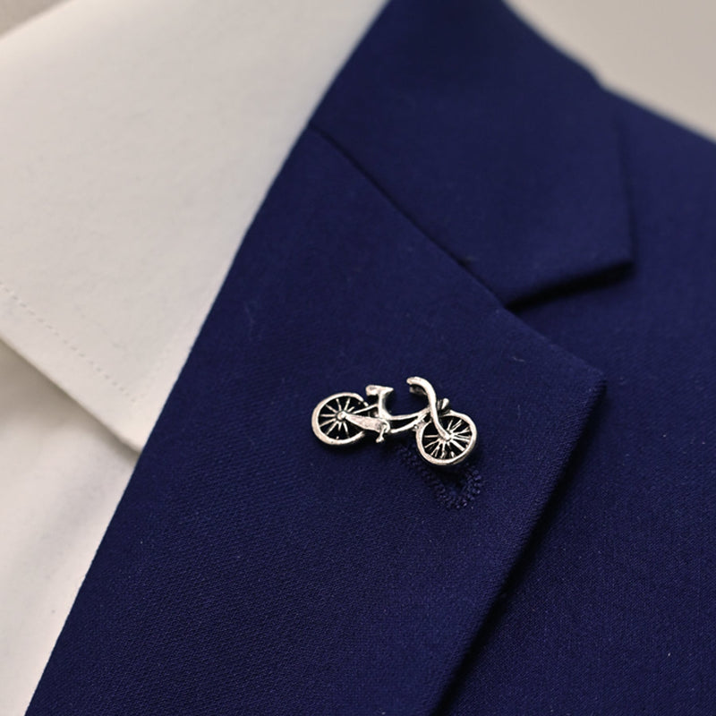 BICYCLE RUN – SILVER LAPEL PINS