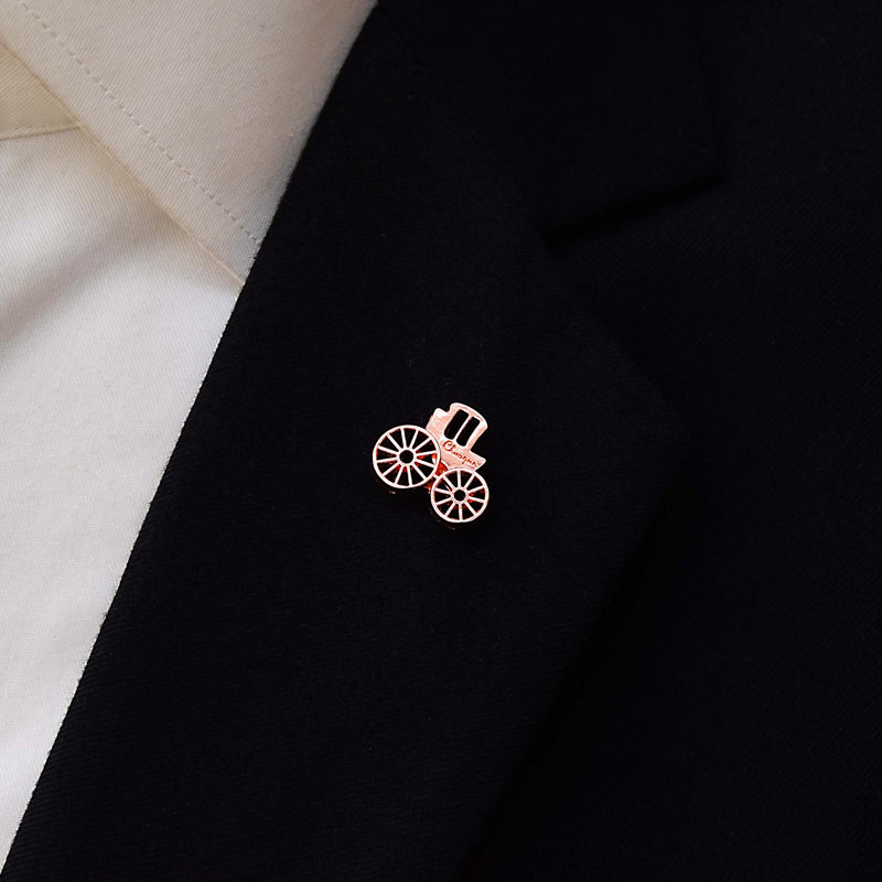 ROADSTER CARRIAGE – ROSE GOLD LAPEL PINS