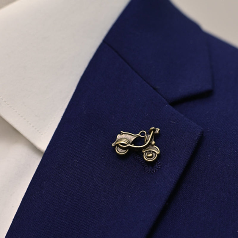 Brass Scooter - Metal Lapel Pins