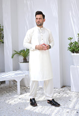 Tabeer - Stitched Creamy White