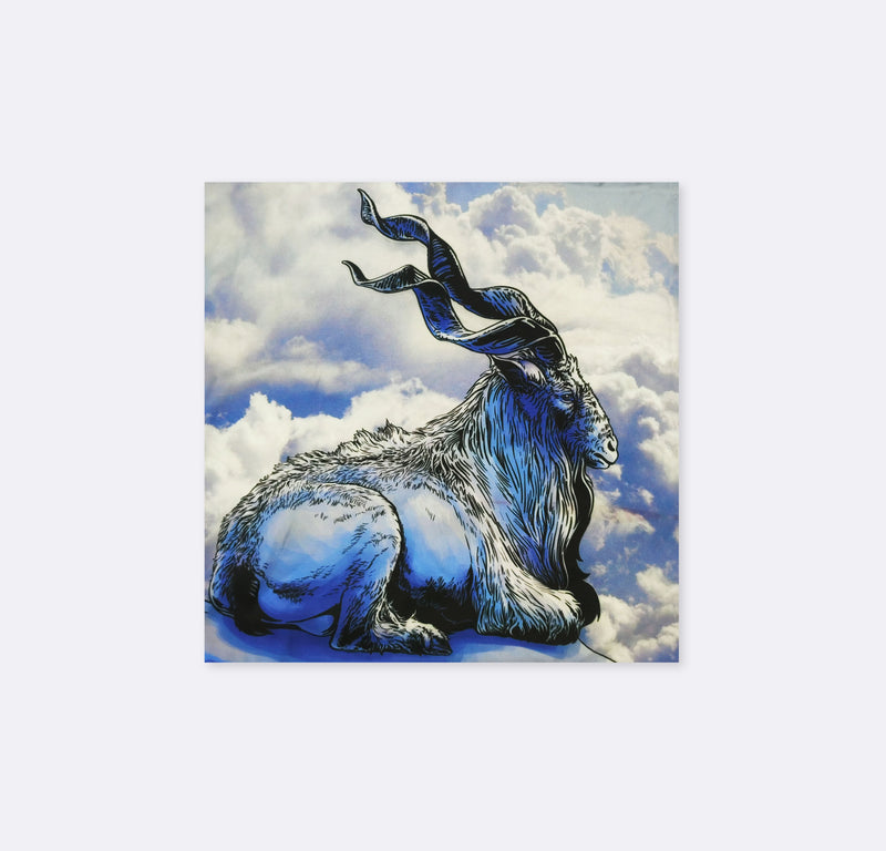 Pakistani Markhor - Silk Pocket Squares