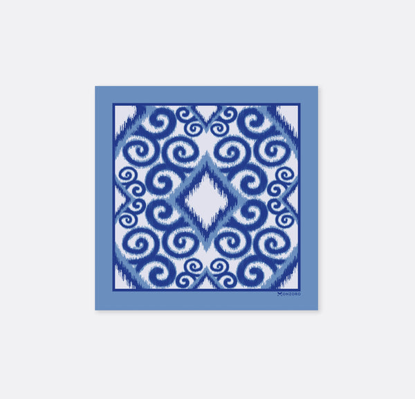 Seamless Hand Drawn Pattern - Silk Pocket Square