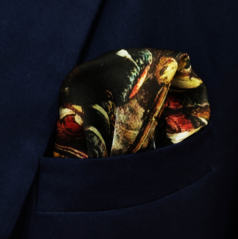 The Battle of Waterloo - Silk Pocket Square