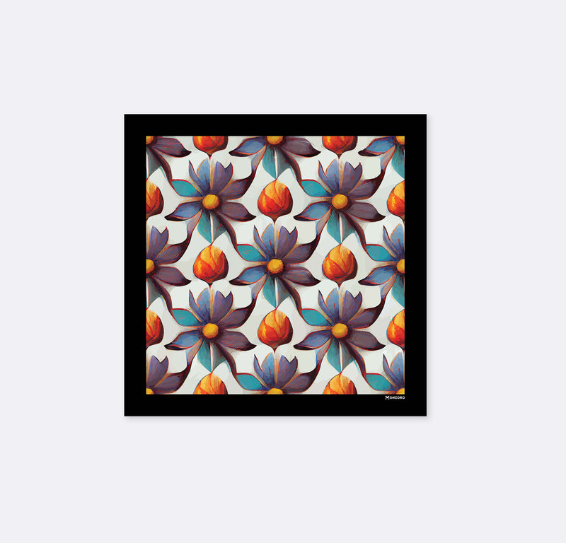 Hawaiian flower - SILK POCKET SQAURES