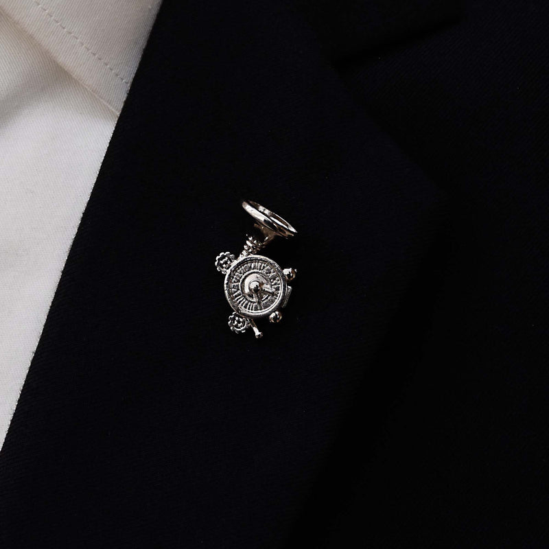 FRENCH HORN SILVER LAPEL PINS