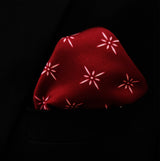 Twinkle Maroon - Silk Pocket Square