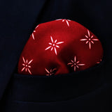 Twinkle Maroon - Silk Pocket Square