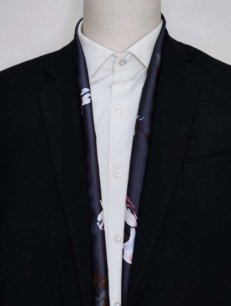 THE GREY GARDEN - SILk men scarves