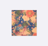Sapphire Bouquet Silk Pocket Square