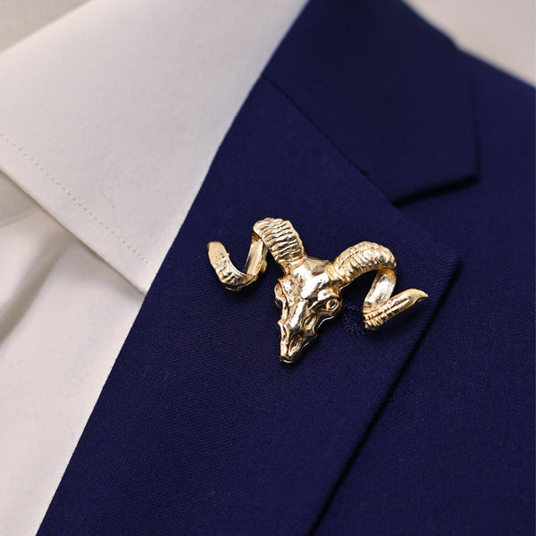 Markhor - Golden Lapel Pins