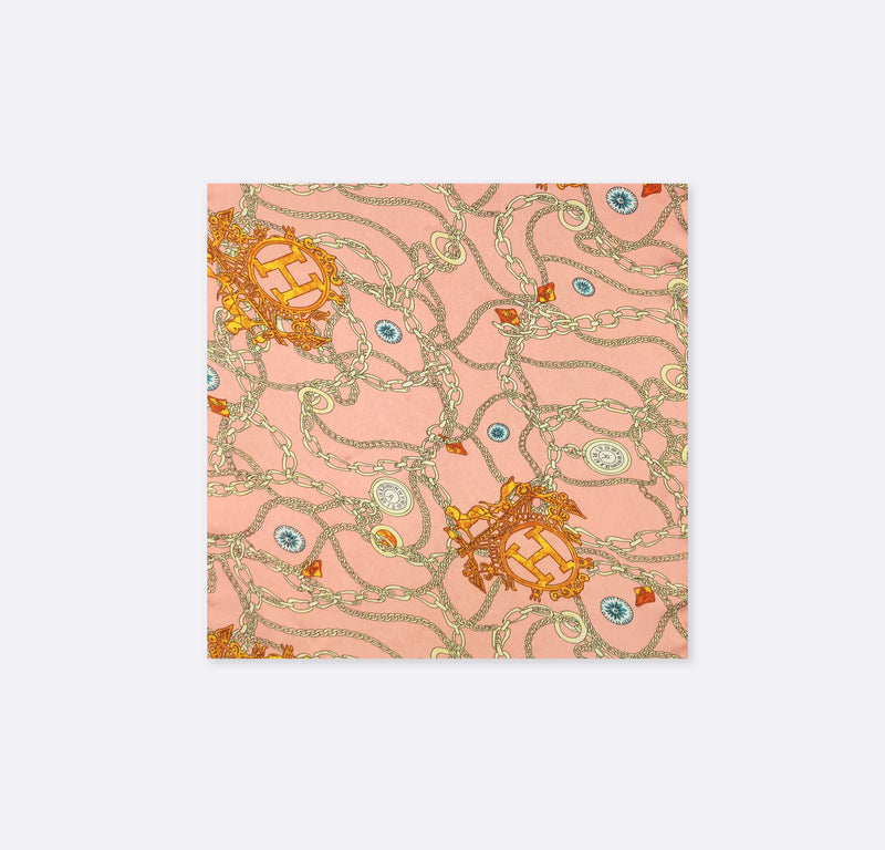 Chain Me Up - Silk Pocket Square