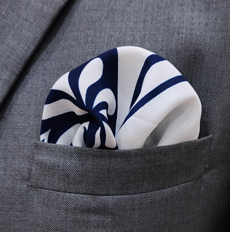 The Blue Chronicles - Silk Pocket Square