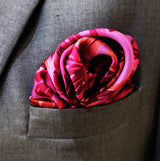 Panama Leaves - Silk Pocket Square