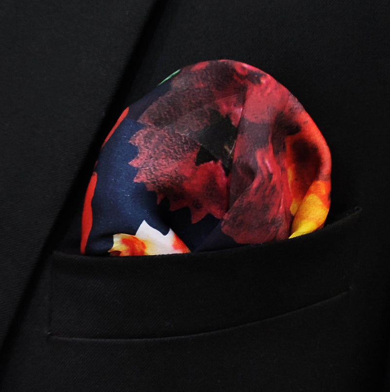 The Rose Garden Silk Pocket Squares