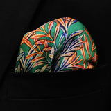 In The Jungle - Silk Pocket Square