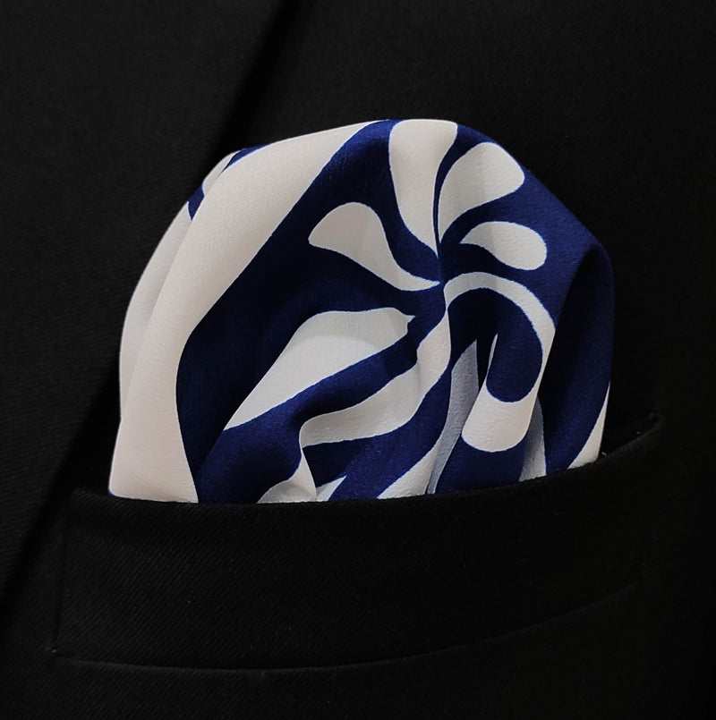 The Blue Chronicles - Silk Pocket Square