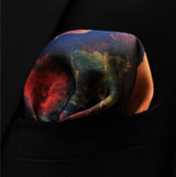 Sapphire Bouquet Silk Pocket Square