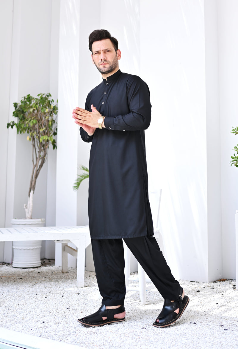 Tabeer - Stitched Black