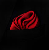 Bordeaux Wine Solid - Silk Pocket Squares
