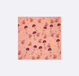 Pink Paisley Petals Silk Pocket Squares