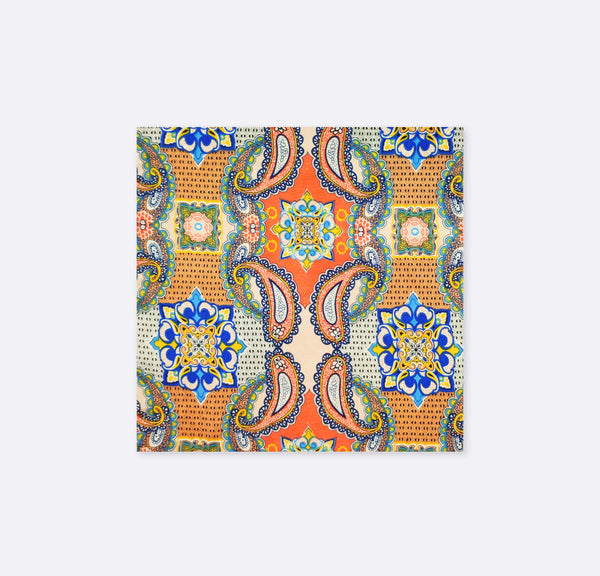 Paisley Art Show - Silk Pocket Square