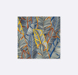 Leafy Blue - Linen Pocket Squares