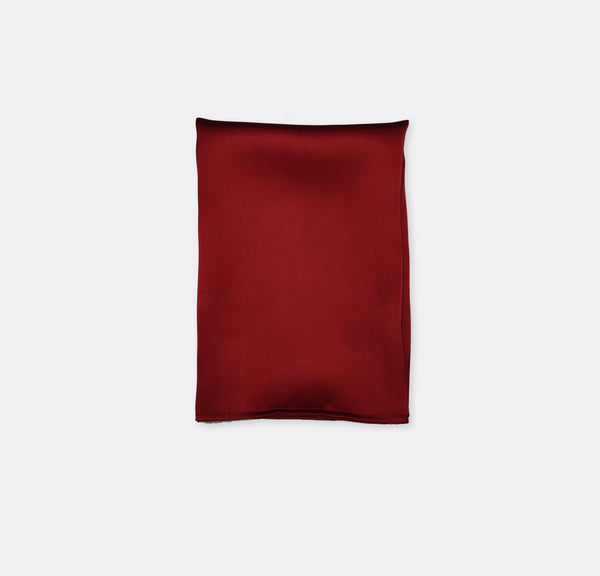 Bordeaux Wine Solid - Silk Pocket Squares