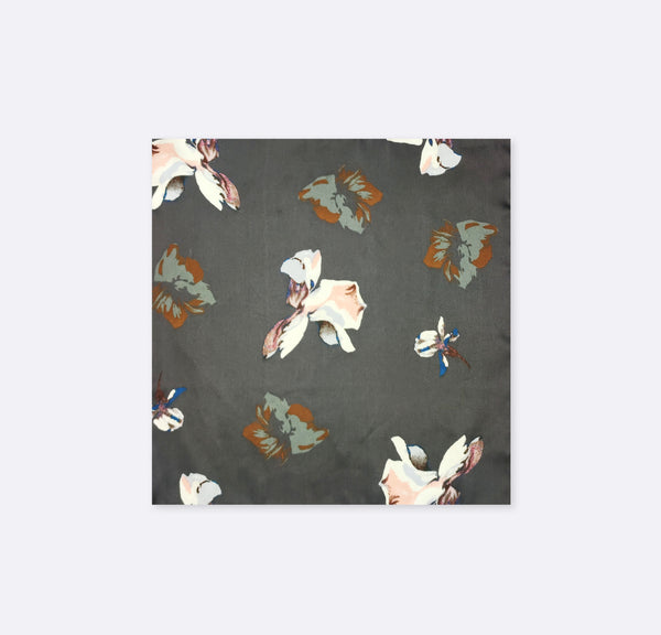 The Grey Garden Silk Pocket Squares