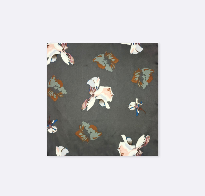 The Grey Garden Silk Pocket Squares