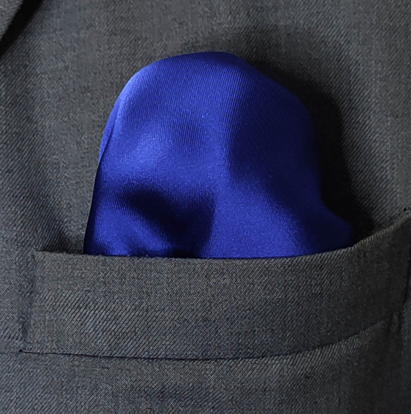 Royal Blue - Silk Pocket Square