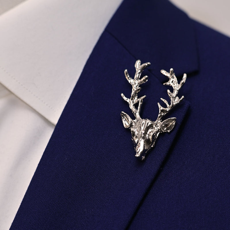 Alpha Antler - Silver Lapel Pins