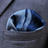 Deep Blue Ocean Silk Pocket Squares