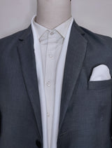 Pearl White Paradigm - Silk Scarf & Pocket Square Set - Combo Sets | Monzoro Pakistan