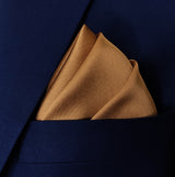 Copper Brown - Silk Pocket Square