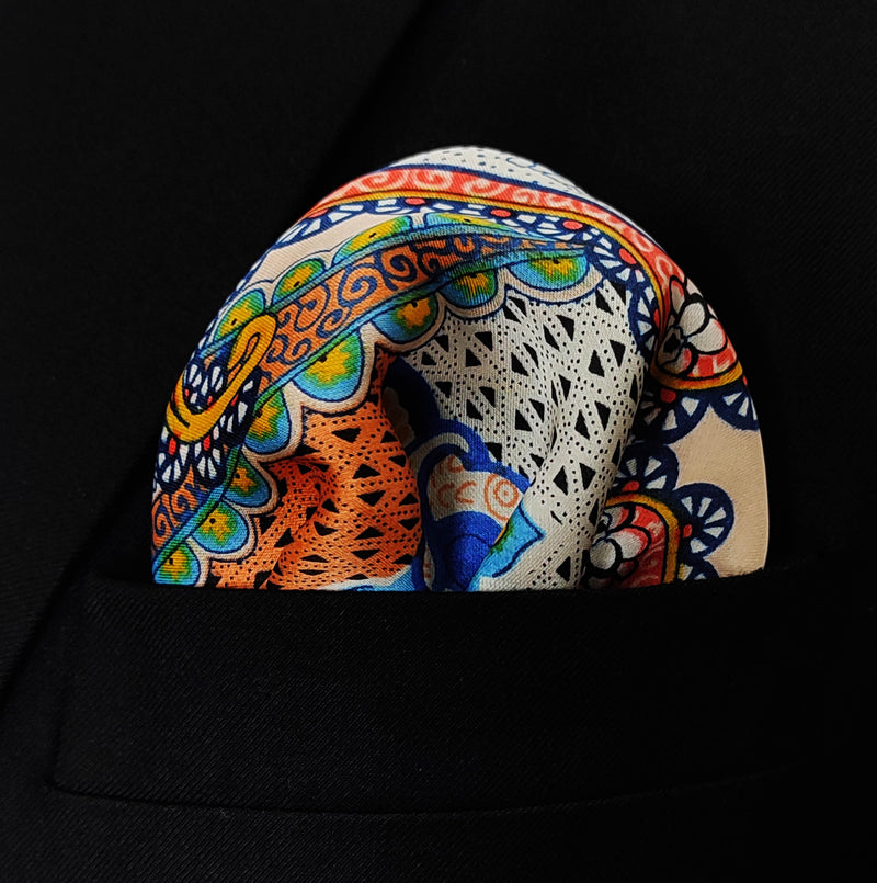 Paisley Art Show - Silk Pocket Square